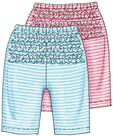 McCall's Patterns M6223 Infants' Coveralls, Top, Bodysuit, Pants, Diaper Cover, Blanket, Booties, Bib and Hat...