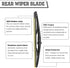 (Set of 2) HODEE Replacement For Toyota FJ Cruiser 2007-2014,Rear Wiper Blade Kit Set,Rear Wiper Accessories Parts,Wiper Blade for Back Windshield...