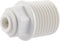 John Guest 1/4 Inch OD x 1/2 Inch NPT Male Connector, Push to Connect Plastic Plumbing Fitting, PP010824WP...