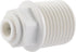 John Guest 1/4 Inch OD x 1/2 Inch NPT Male Connector, Push to Connect Plastic Plumbing Fitting, PP010824WP...