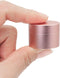 Portable Daily Pill Case, Heavy Duty Aluminium Alloy Round Pill Box, Waterproof Travel Pill Organizer, Pocket Purse Medicine Vitamin Holder EDC Co...