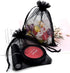 50pcs Organza Bags 3.54''x4.33''(9x11cm) Satin Drawstring Organza Pouch Wedding Party Favor Gift Bag Jewelry Watch Bags -Black...