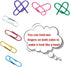 200 Paper Clips 2in Colored Paper Clips Large Paper Clips Reusable Paper Clips for School Office Folders Bookmarks DIY Albums Etc...