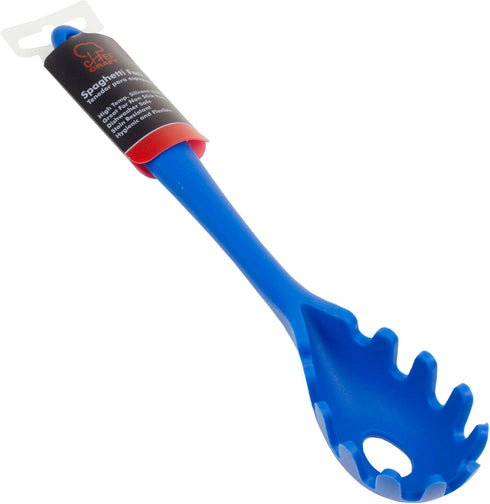 Chef Craft Premium Silicone Spaghetti/Pasta Fork, 11.5 inch, Blue...