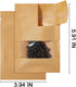 100 Pieces Small Coin Envelopes Seed Bags 4x6 Mini Parts Small Storage Pouches Envelopes Brown for Garden, Office or Wedding Gift Packaging (Brown...