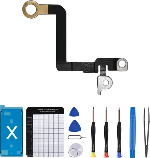 for iPhone X Bluetooth Wireless Antenna Flex Cable Replacement Part for iPhone 10 WLAN Bluetooth Signal Connection Antenna Part with Fix Tool Repa...