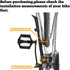 Center Mount Bike Kickstand Adjustable Bicycle Kick Stand for 26”-29” Mountain Sport Bike...