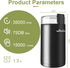 Coffee Grinder, Wancle Electric Coffee Grinder, Quiet Spice Grinder, One Touch Coffee Mill for Beans, Spices and More, with Clean Brush Black...