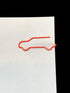 Automobile Race Car Shaped Paper Clips Great for Paper Clip Collectors or Office Gift - Comes in Round Tin with Lid and Gift Box (100 Count Red)...