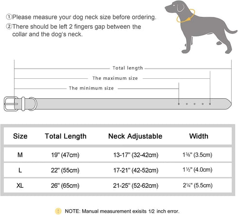Didog Rhinestone Dog Collar with Soft Lining, Sparkling Crystal Diamond Girl Dog Collars with Soft Warm Pad for Medium Large Dogs, Pink, M...
