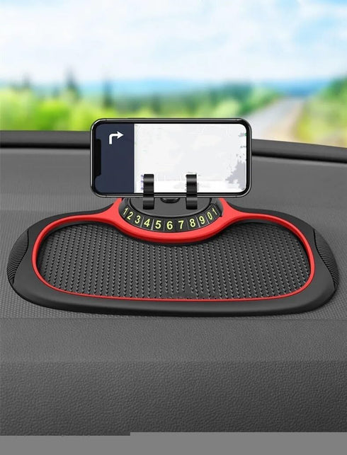 Multifunction Car Anti-Slip Mat Auto Phone Holder, Auto Non-slip Car Mats for Phone Holders, Car Dash Mat Anti Slip Rug Dashboard Cell Phone Holde...