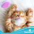 Pet Massage Brush, Soft Silicone Shower Brush for Massage Dogs and Cats- Comfortable Handle Bath Brush for Shedding- Gentle Massage Pet Comb- Pink...