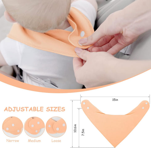 Yoofoss Baby Bibs 10 Pack Soft and Absorbent Baby Bandana Drool Bibs for Boys Girls...