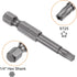 10pcs TS25 Star 5 Point Screwdriver Bit 1/4" Hex Shank 2" Length Magnetic Security Torx Head Screw Driver Power Tool...