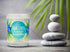 High Tides, Good Vibes | Floral, Sandalwood, Musk Scented Soy Candles | Teal 10 oz Jar Candles | Made in USA | Decorative Aromatherapy | Beach Gif...