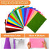 Eppingwin 20 PCS Multi-colored Felt, Soft Felt Sheets, 7"x11.3" Felt Fabric Sheets, Rectangle Felt Sheets with Adhesive Backing,Felt for Crafts...