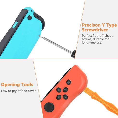 Triwing Screwdriver for Nintendo Switch Joycon, 1.5 Y Tripoint and Y00 Screwdriver Repair/Replacement Tools for Switch/Switch Lite JoyCon Joy-Con ...