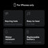 Chipolo ONE Spot (2021) - Key Finder, Bluetooth Tracker for Keys, Bag - Works with The Apple Find My app (only for iOS) (Almost Black)...