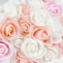 Hand Made Artificial Flowers Rose Bear Pure Color for Valentine Birthday and Mother's Day with a 10" Pink Gift Box (Multi Color-Peach Love)...