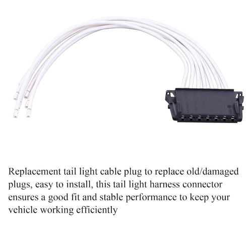 Rear Tail Light Bulb Wired Connector Plug Prewired for Mercedes-Benz W204 C180 C200 C230 C25 C300 C63 2115450328 A2115450328...
