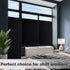 Static Cling Total Blackout Window Film 100% UV Blocking Window Darkening Film Black Opaque Privacy Window Tint Removable Plastic Glass Covering (...
