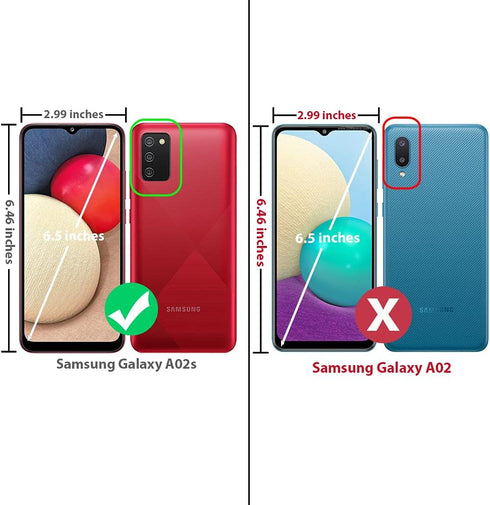 TJS Compatible with Samsung Galaxy A02S Case, with Tempered Glass Screen Protector, Metal Ring Magnetic Support Kickstand Tone Shinny Glitter Girl...