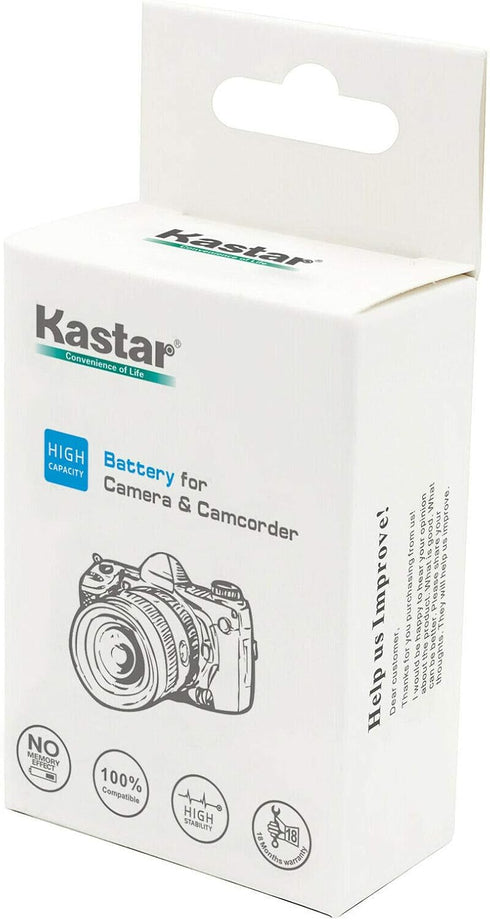 Kastar 1-Pack NP-BG1 Battery and AC Wall Charger Replacement for Sony NP-BG1, NP-FG1, NPBG1, NPFG1, G Type Battery, Sony BC-CSG, BC-CSGD, BC-CSGE ...