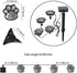 LED Paw Print Solar Lights, Set of 4 Dog,Cat,Puppy Animal Garden Lights Paw Lamp for Pathway,Lawn,Yard,Outdoor Decorations-Solar Paw(White)...