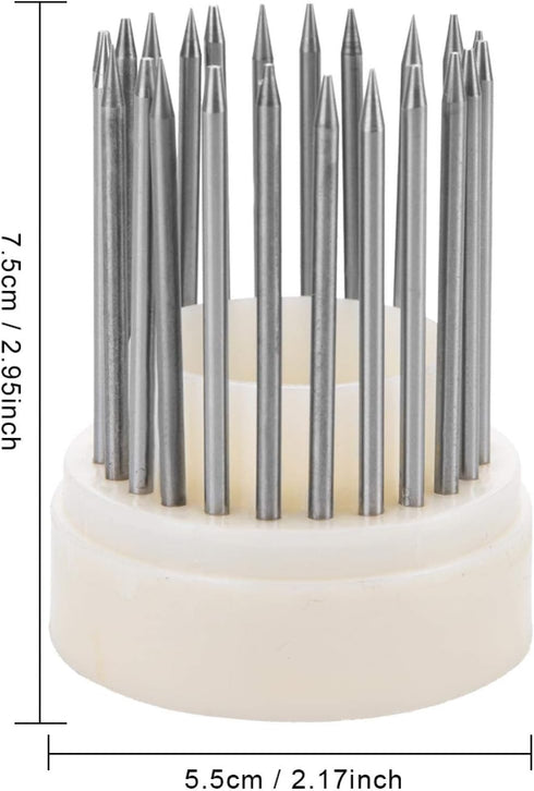 ZJchao Jewelry Making Supplies Kit,25Pc Handmade Setting Beading Grain Jewelry Tools, Professional Jewelry Setting Graver,Diamond Stone Beards Set...