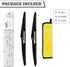 (Pack of 2) Rear Wiper Blade Set Replacement for Hyundai Veracruz IX55 2007-2012,Back Windshield Window,Rear wiper Accessories...