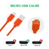 Replacement Tour Flat Charging Power Cable Cord Compatible Charge 3, Charge 2, Flip 4, Pulse 2, Flip 2, Flip 3, Pulse, Go, Clip plus, Clip, Micro ...