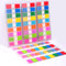Sticky Tabs,moinkerin 900 Pieces Transparent Sticky Notes Book Tabs PET Multicolor for Bookmarks,Studying,Office,School Planner Memo...