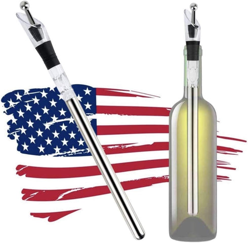 Wine Bottle Chiller Cooling Stick (with Pourer, Aerator, and Bottle Stopper)...