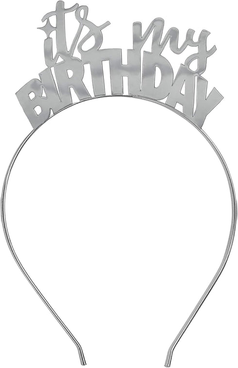 RhinestoneSash Birthday Gifts for Women - Funny It's My Birthday Bitches Headband - Birthday Party Outfits...