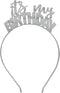 RhinestoneSash Birthday Gifts for Women - Funny It's My Birthday Bitches Headband - Birthday Party Outfits...