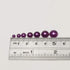 Chenkou Craft Around 1900pcs Violet Assorted 7 Sizes Immitation Half Pearl Bead Flat Back Gem Scrapbook Craft DIY Loose Beads + Plastic Box (Viole...