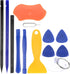 uxcell 12in1 Set Electronics Repair Tool Kit, Plastic Pry Bar, Scraper, Disassemble Removing Set for Screen Glue Removal...