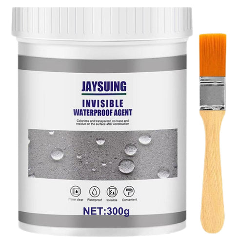 300g JAYSUING Invisible Waterproof Agent, Waterproof Seal, No Pounding Brick Leakage, Super Strong Adhesive Seal Coating (300g)...