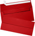 LUXPaper #9 Slimline Invitation Envelopes | Peel & Press | 3 7/8" x 8 7/8" | Ruby Red | 80lb. Text | 50 Qty...