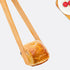 2 Pieces Natural Bamboo Toast Tongs, toast tongs, bamboo tongs,10.2 Inches Long Tongs with Anti-slip Design,for Toaster,Fruits, Bread & Pickles, K...