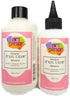 Art Glitter Designer Dries Clear Adhesive 8 oz Refill & 4 oz with Applicator Tip, Multicolor...