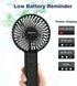 EasyAcc Handheld Fan, Mini Handheld Fan 2021 Upgraded Portable Battery Fan One Touch Power Off USB Desk Fan 3-17 Hours 4 Speeds Strong Winds Perso...