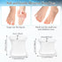 12Pcs Gel Toe Separators Soft Toe Spacers, Pain Relief Foot Toe Separator Corrector Toe Spacers for Men Women Overlapping Toes White (8L+4S) (Whit...