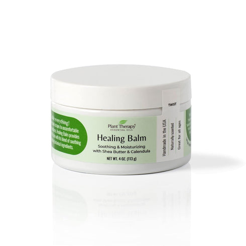 Plant Therapy Healing Balm 4 oz 100% Pure & Natural, Nutrient-Rich Botanical Formula, Soothing Ingredients: Shea Butter, Tamanu Oil, and Calendula...