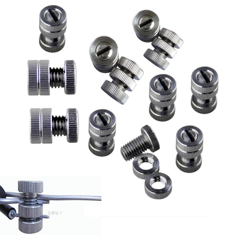 Electric Fence Kit, 12 Pieces Electric Wire Connector Split Bolt Joint Clamp with 2 Pieces Wire Tensioner for Electric Fencing...