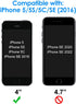JETech Screen Protector for iPhone 5s/5c/5/SE 2016, Tempered Glass Film, 2-Pack...