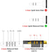 Geekria 4.4mm Male to 3.5mm Balanced Female Headphones Adapter for 3.5mm 4-Pole Cable Connected to Balanced 4.4mm Player Device, Aluminum Alloy Co...