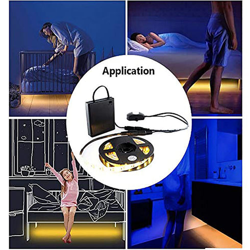 RGBZONE Automatic Mini 5A PIR Infrared Motion Sensor Detector Switch for LED Strip Light + Female Male DC Power Connector......