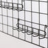 FRIADE Storage Hooks Rack, 2 Pack - Iron Wire Grid Hooks for Wall Mount Storage and Display, 10.7”x 2.8”x1.8 », Black...
