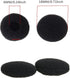 Lsgoodcare 100 Pack Replacement Ear Foam for 18mm Earpiece Headphone Two Way Radio Walkie Talkie Headset...